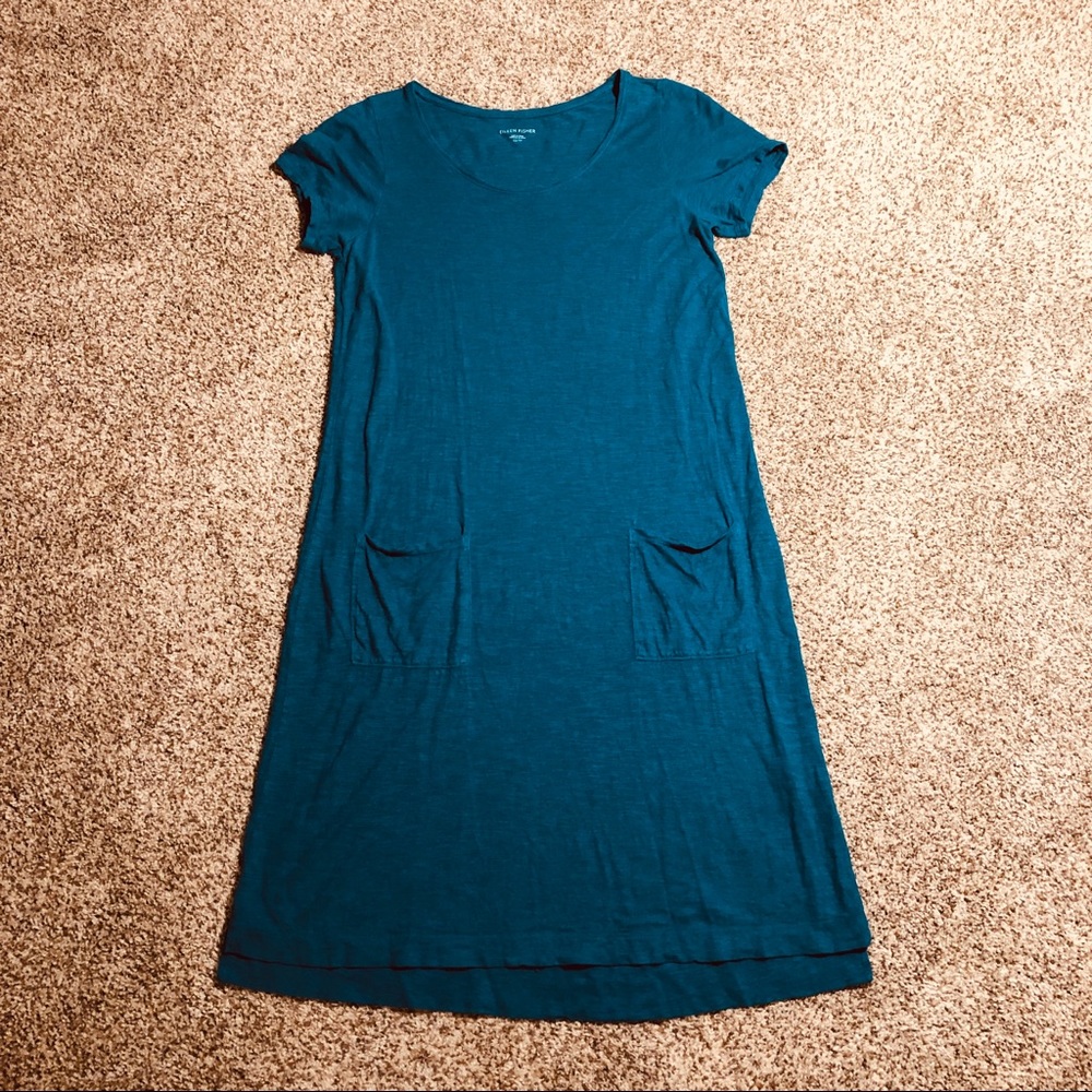 Eileen Fisher Organic Cotton Tee Shirt Dress